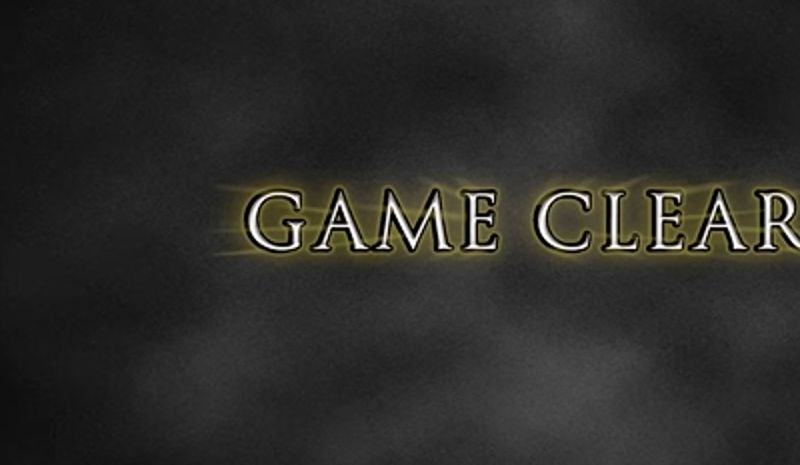 エンディング後に表示されるGAME CLEAR